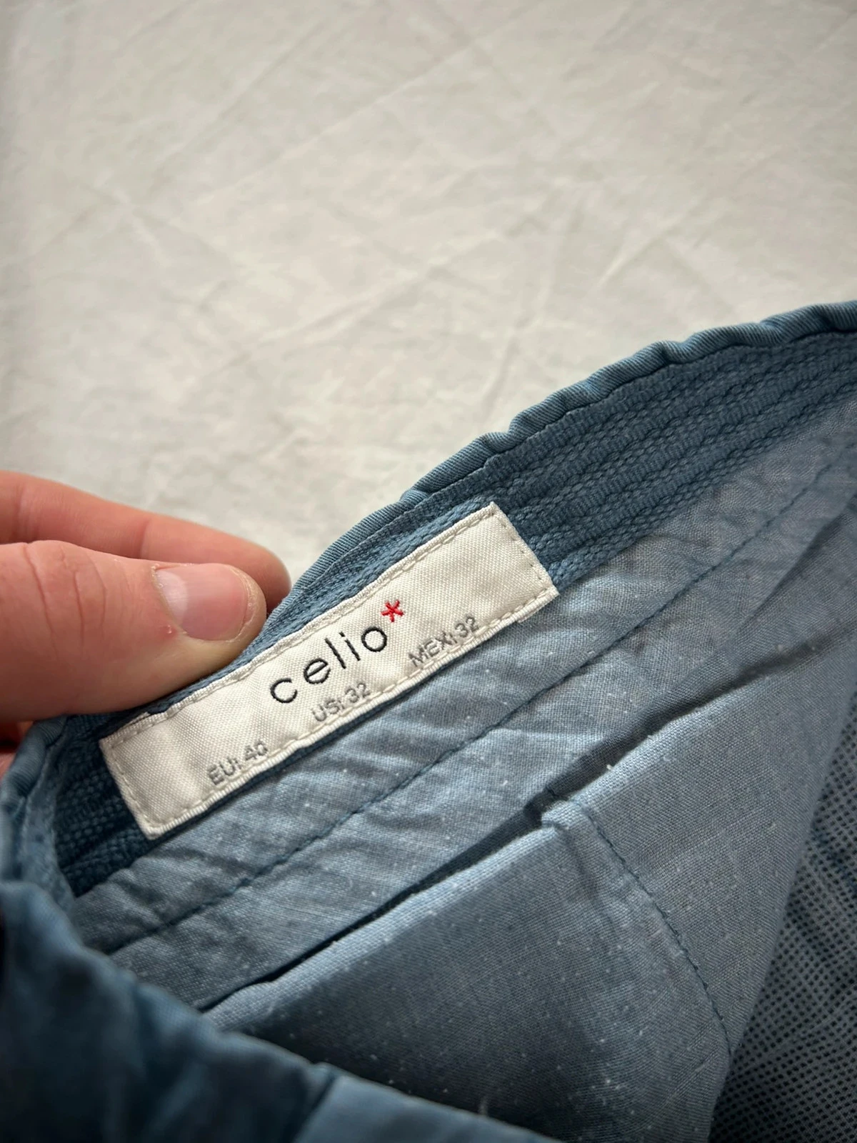 Pantalón corto Chino azul marino Celio – photo 7